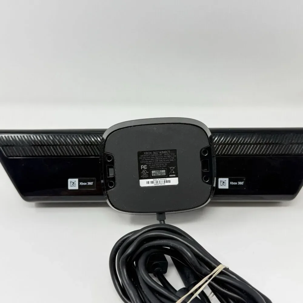 Microsoft Xbox 360 Kinect Sensor Bar Box 6 Games AC Adapter Tested Bundle